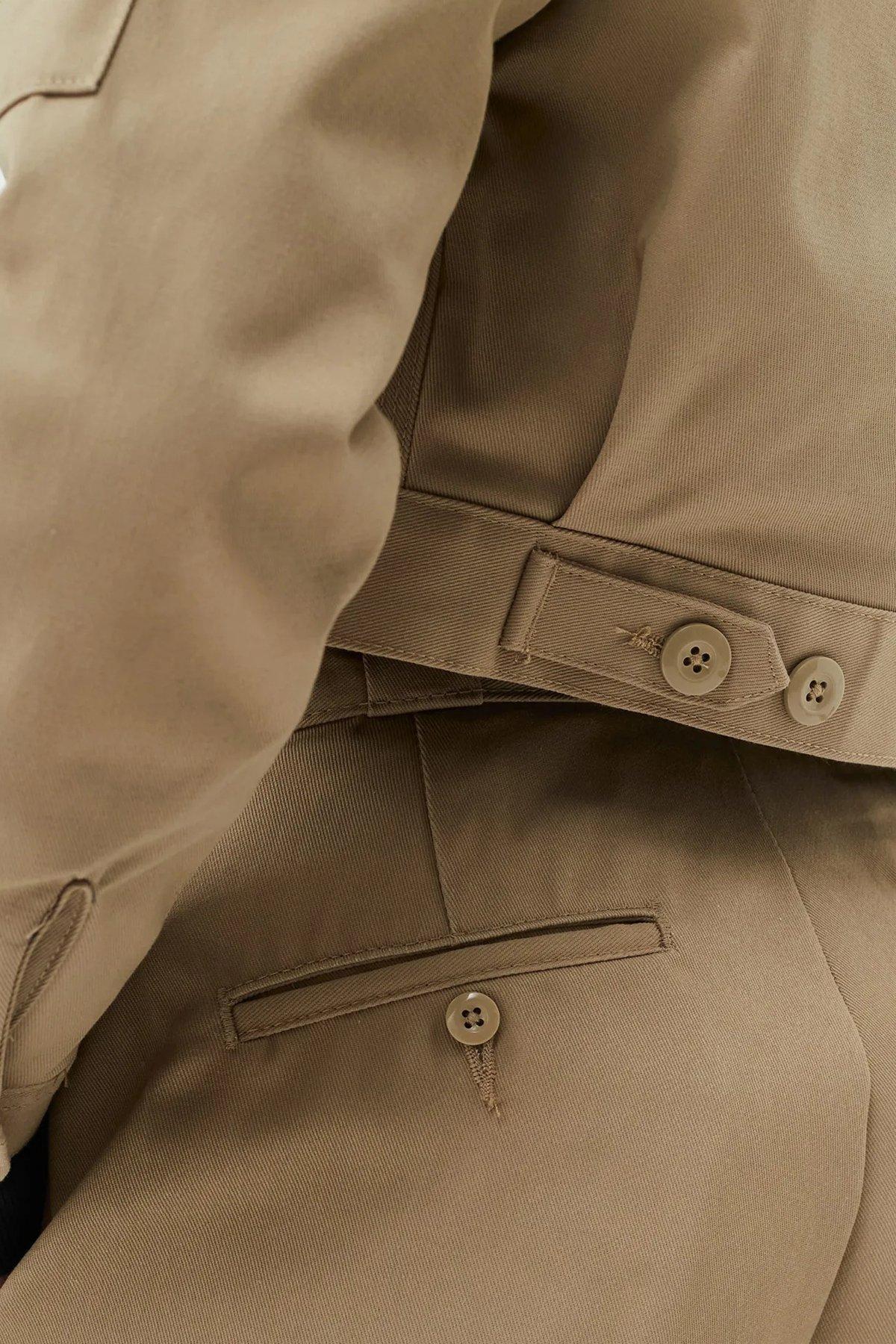 DICKIES  W UNLINED CROPPED EISE en color VERDE  (4)