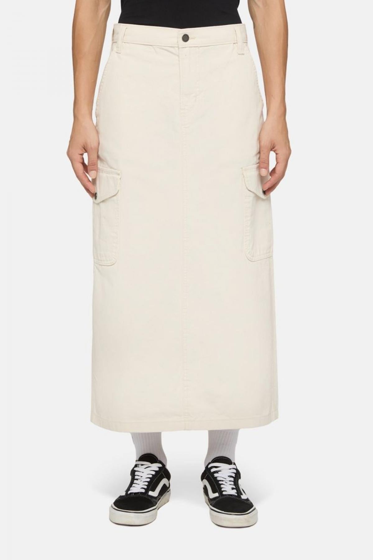 DICKIES DUCK CANVAS CARGO SKIR en color BLANCO  (1)