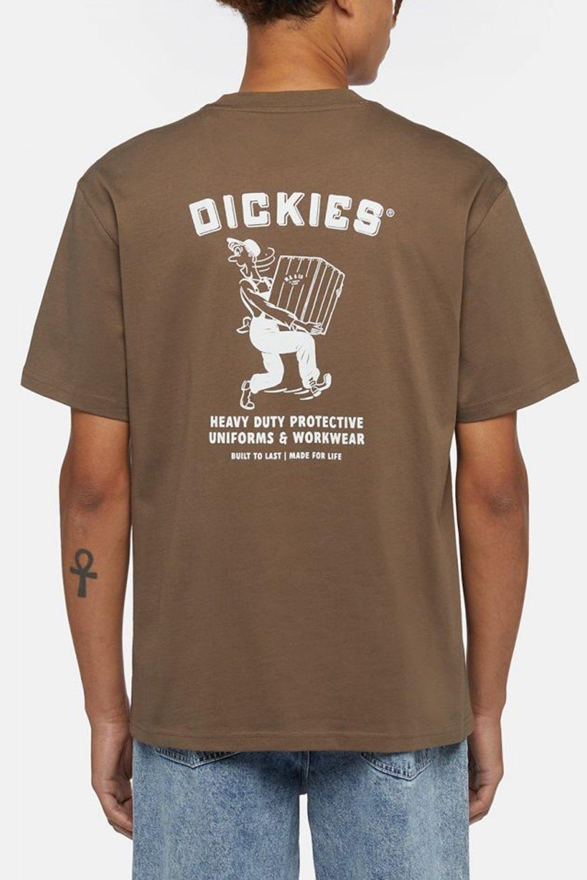 DICKIES  BUILDER TEE SS en color MARRON  (3)