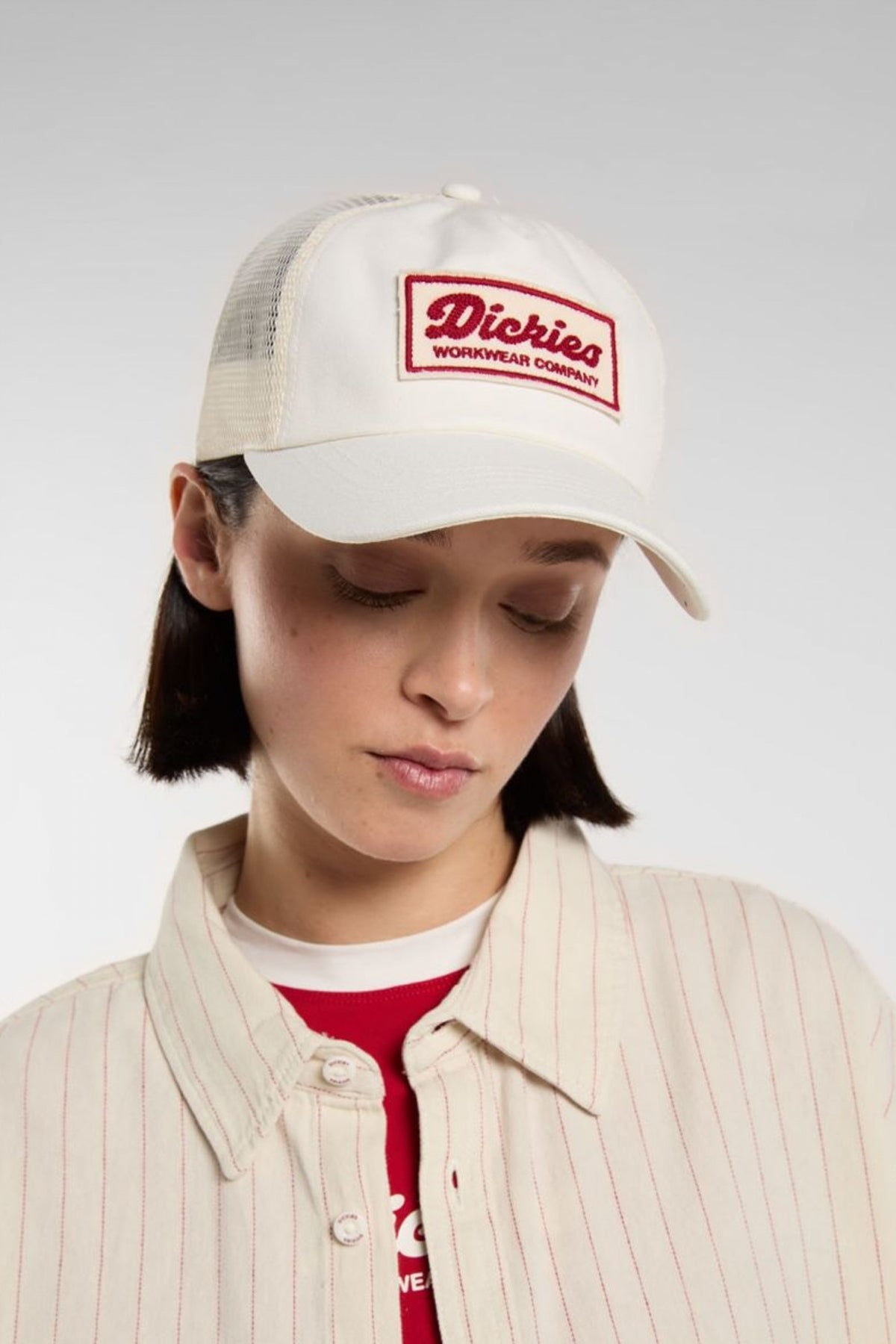DICKIES LEWISTOWN TRUCKER en color BLANCO  (2)