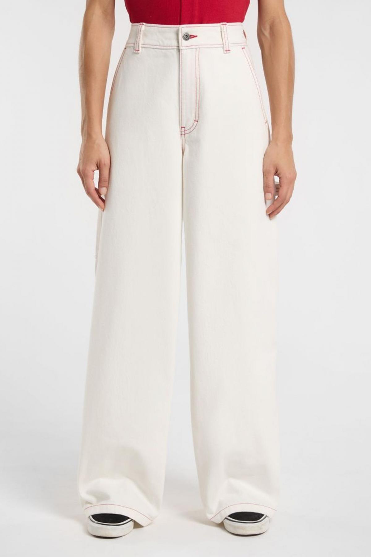 DICKIES DENIM CARPENTER PANT en color BLANCO  (1)