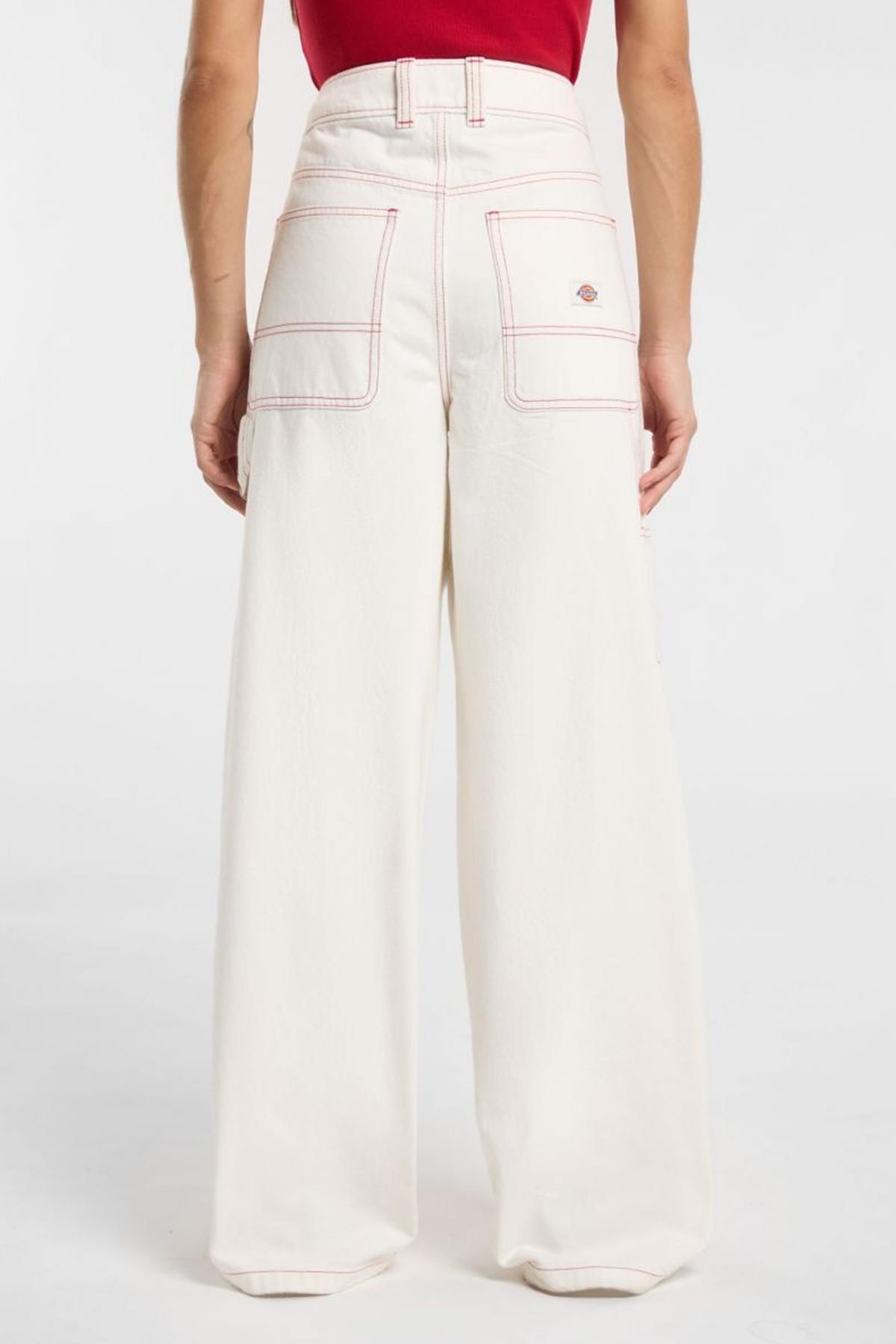 DICKIES DENIM CARPENTER PANT en color BLANCO  (2)