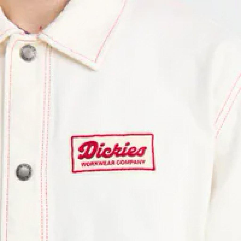 DICKIES LEWISTOWN DENIM JACKET en color BLANCO  (6)