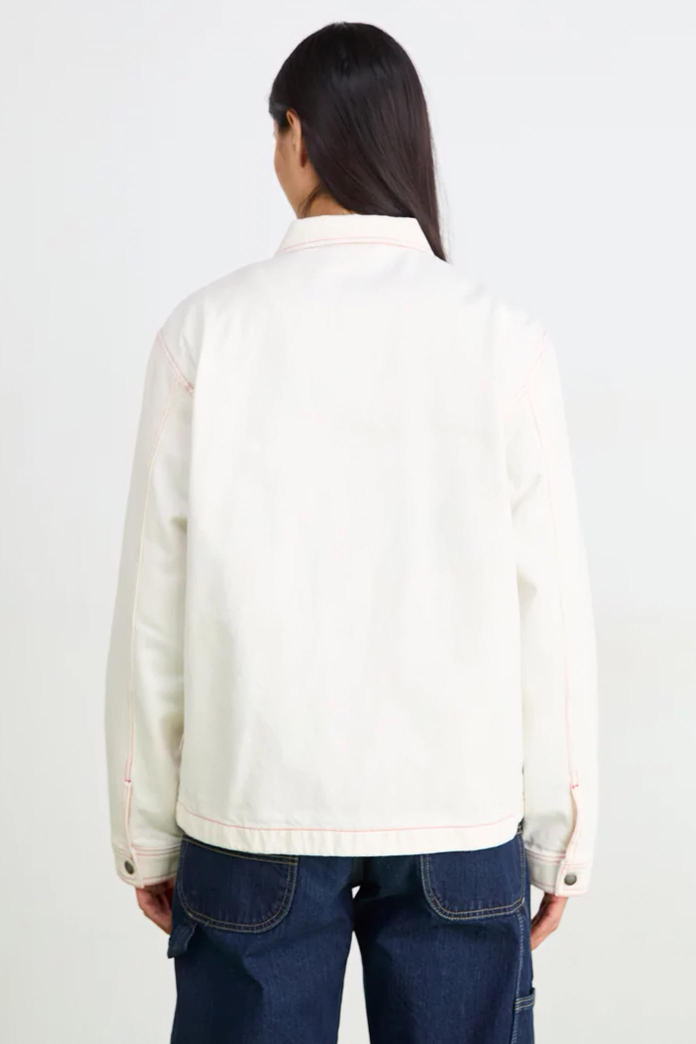 DICKIES LEWISTOWN DENIM JACKET en color BLANCO  (2)