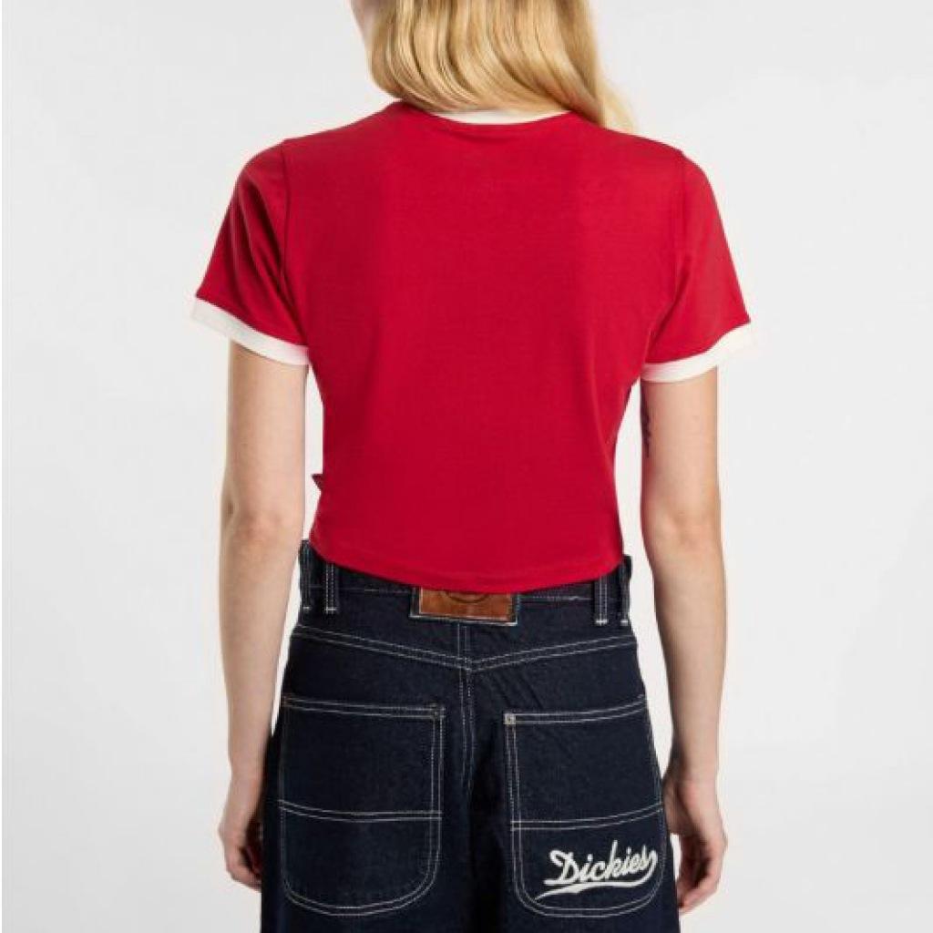 DICKIES DKAZIER LEWISTOWN RINGER en color ROJO  (5)