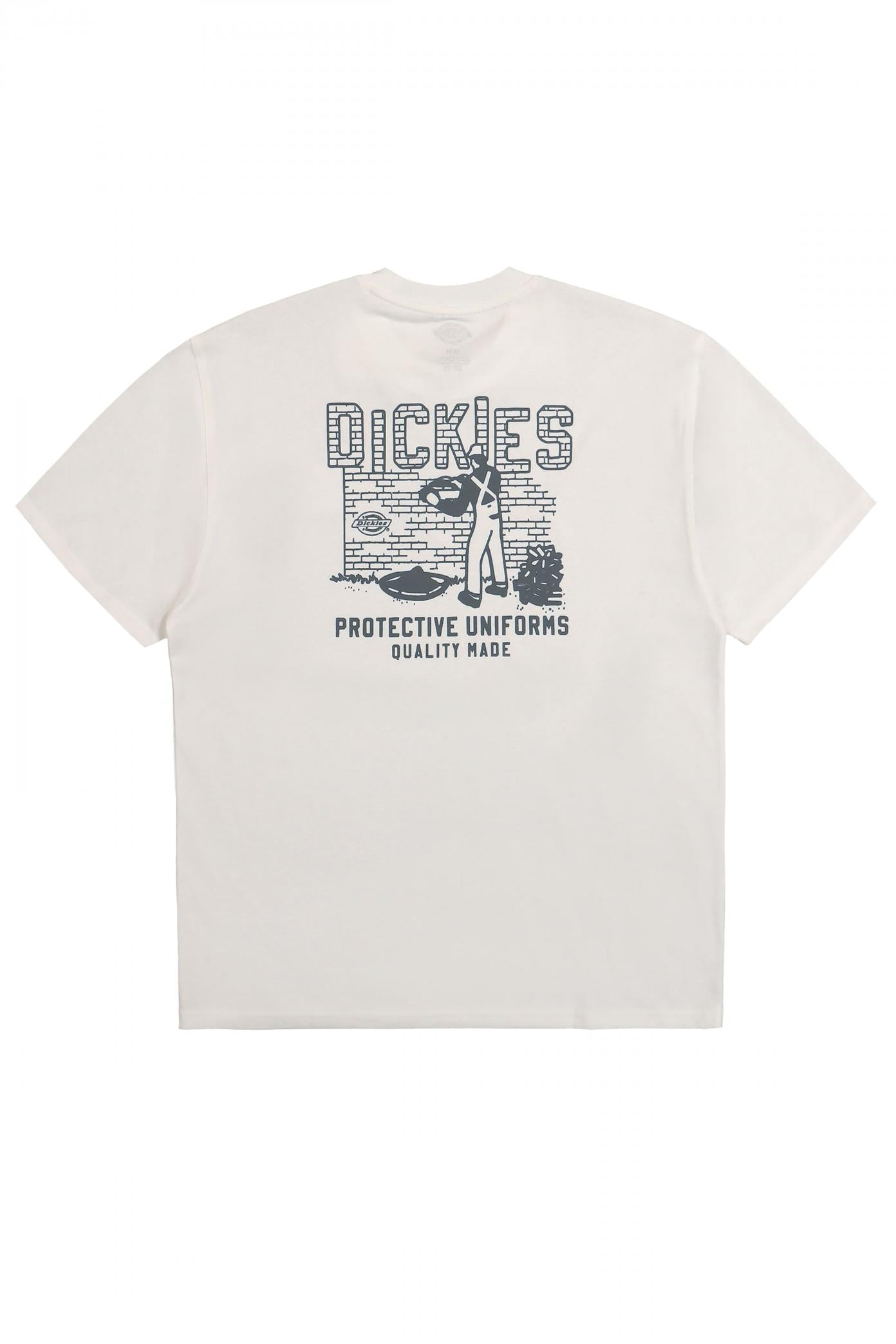 DICKIES BRICKLANE SS TEE en color BLANCO  (2)