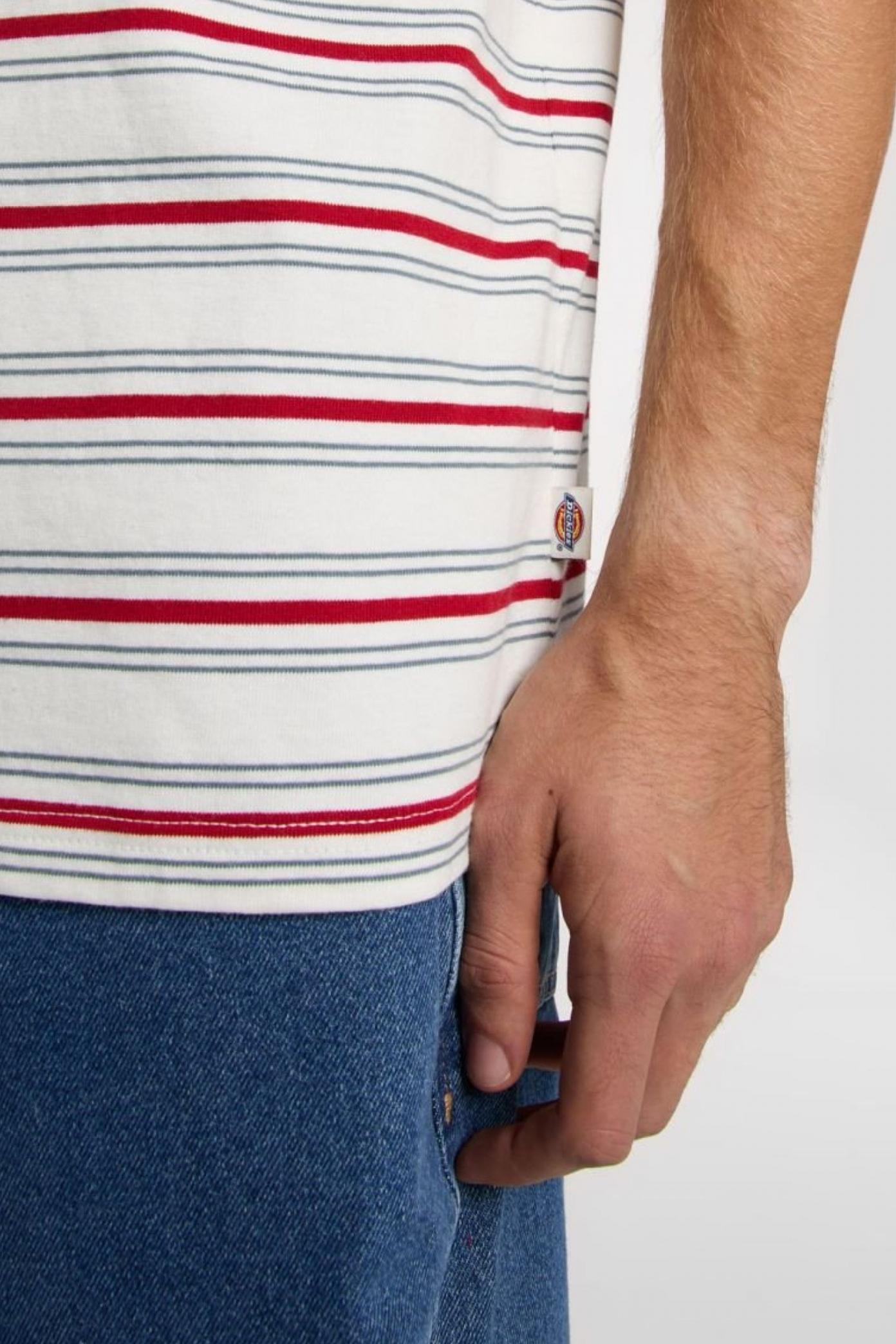 DICKIES LEWISTOWN STRIPE SS TE en color BLANCO  (4)