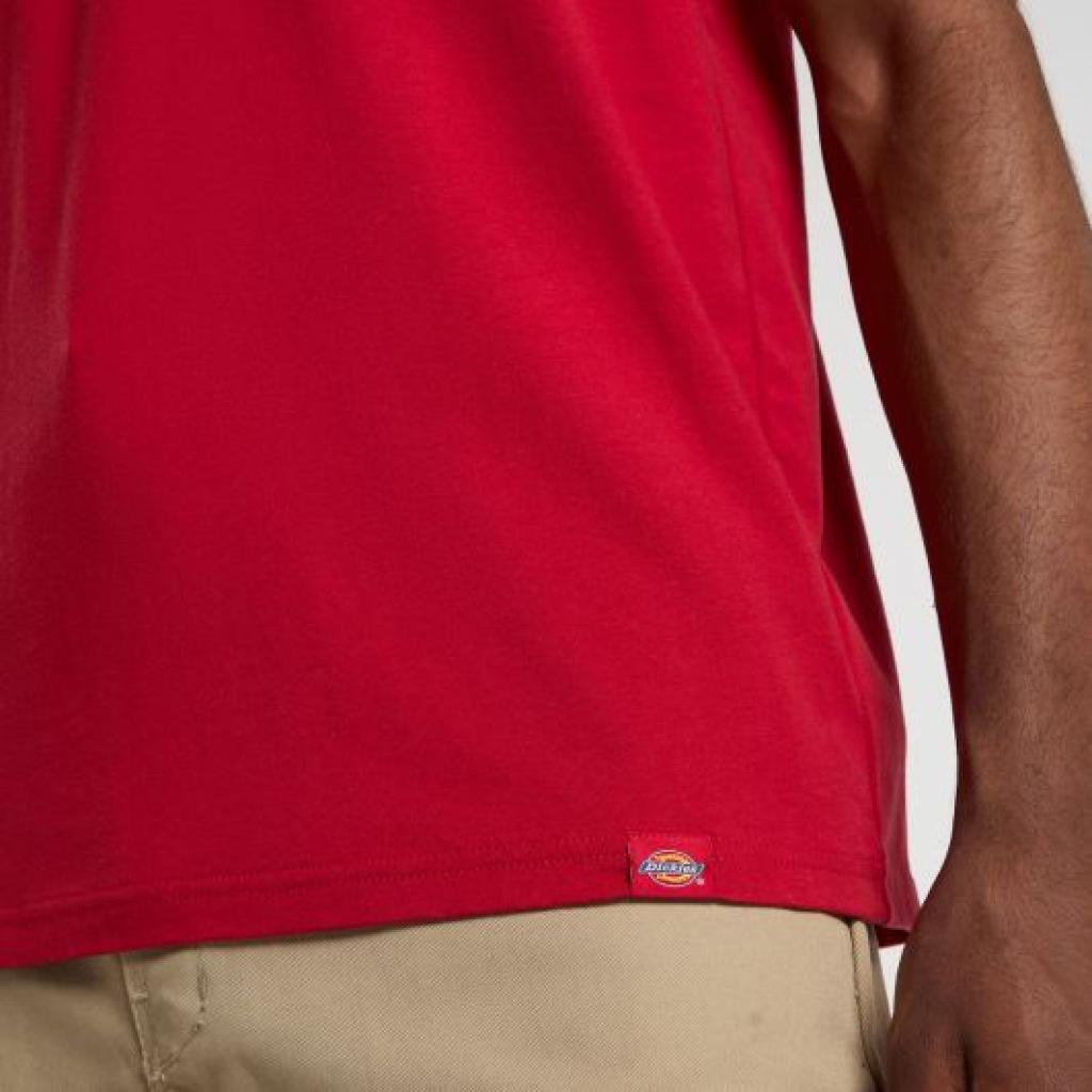 DICKIES DKAZZER LEWISTOWN SS TEE ENGLI en color ROJO  (6)