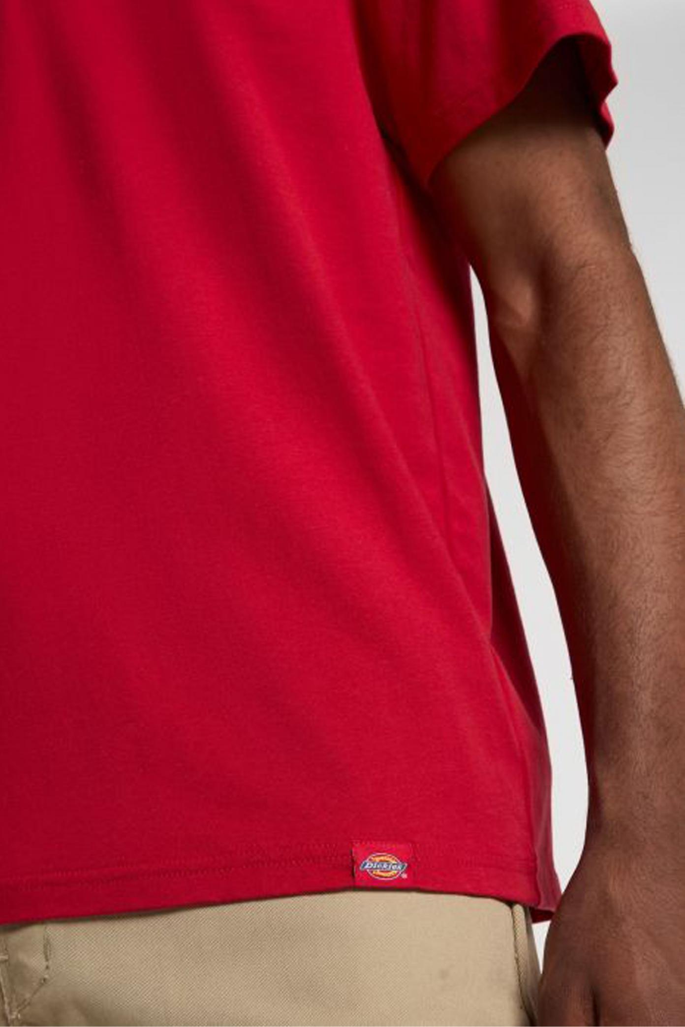 DICKIES DKAZZER LEWISTOWN SS TEE ENGLI en color ROJO  (3)