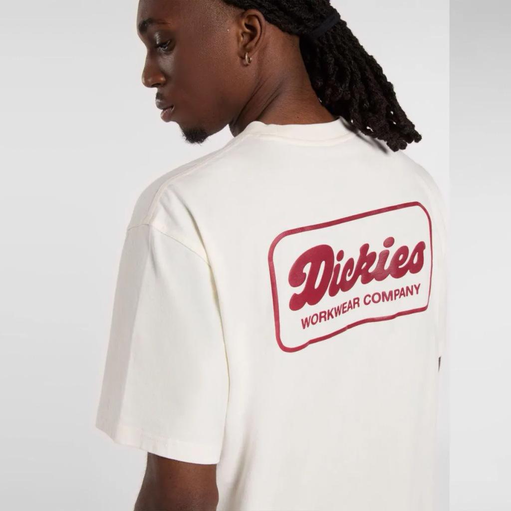 DICKIES LEWISTOWN SS TEE EGRET en color BLANCO  (6)
