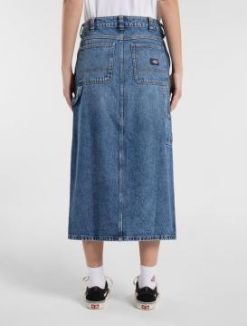 DICKIES DENIM CARPENTER SKIRT en color AZUL  (3)
