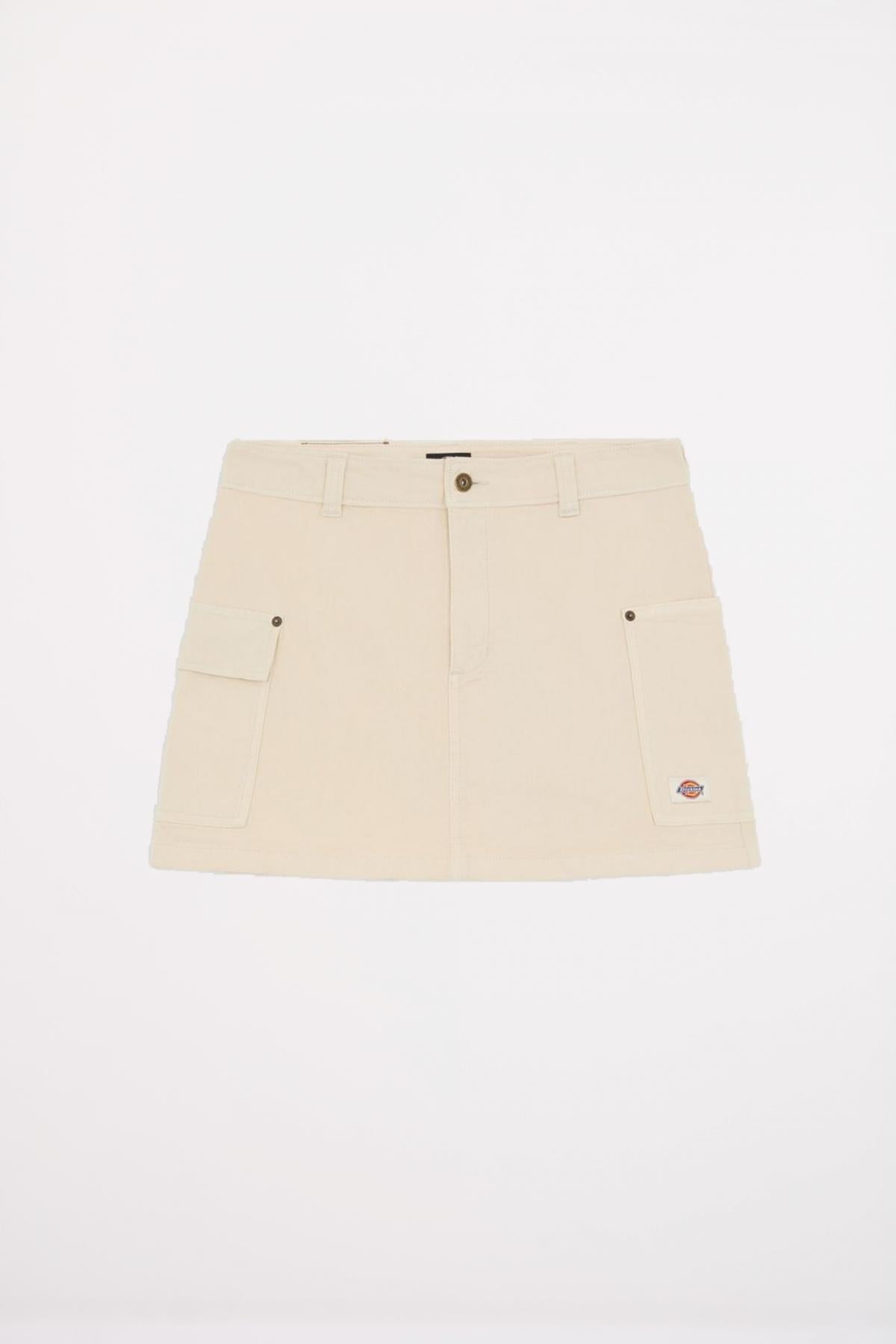 DICKIES  RIVER RANCH MINI SKIRT en color BLANCO  (2)