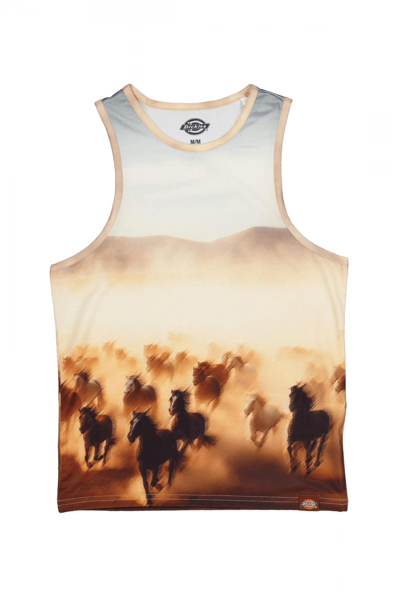 DICKIES DKAZLK RUNNING WILD TOP en color BLANCO  (1)