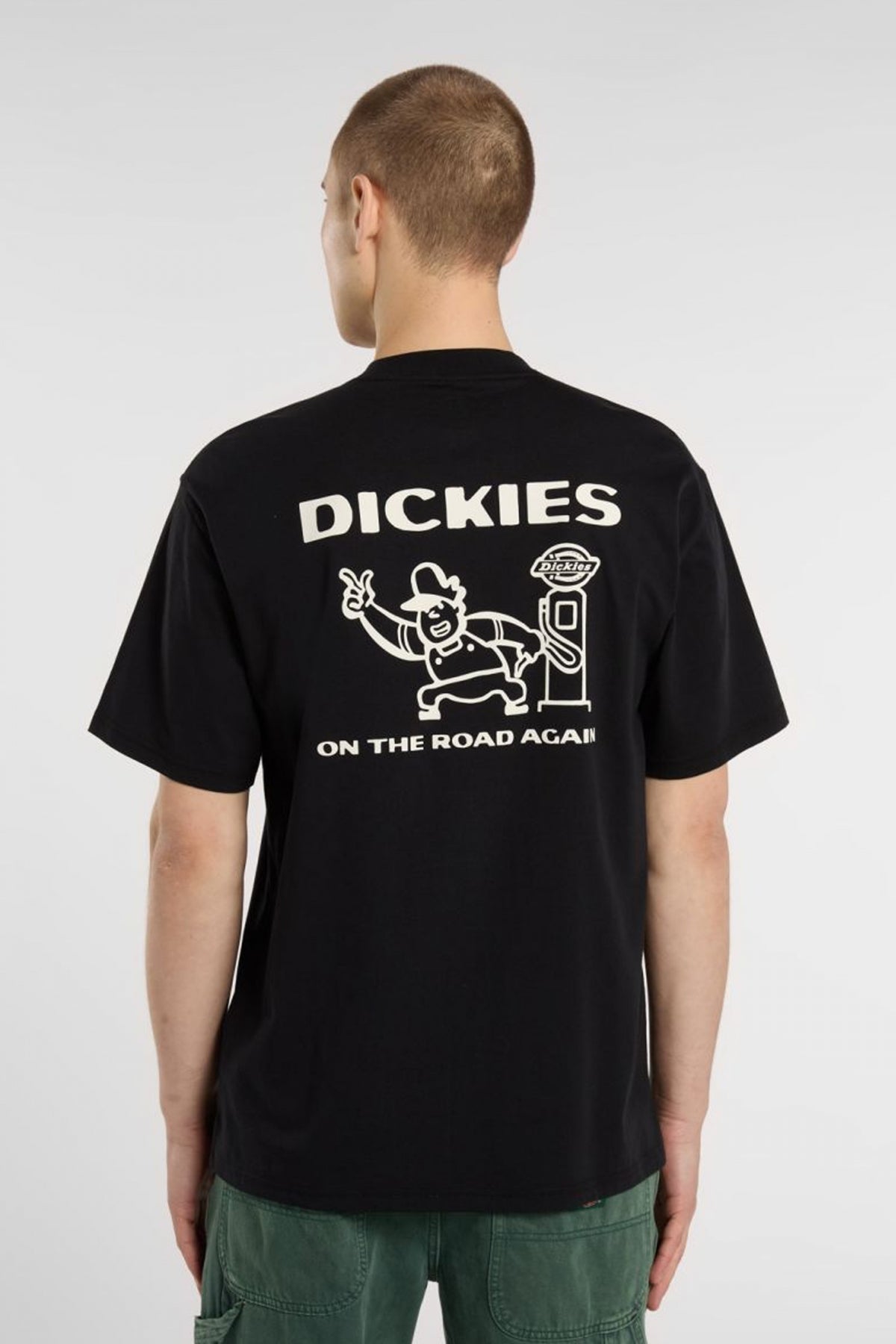 DICKIES BURNS TEE SS en color NEGRO  (3)