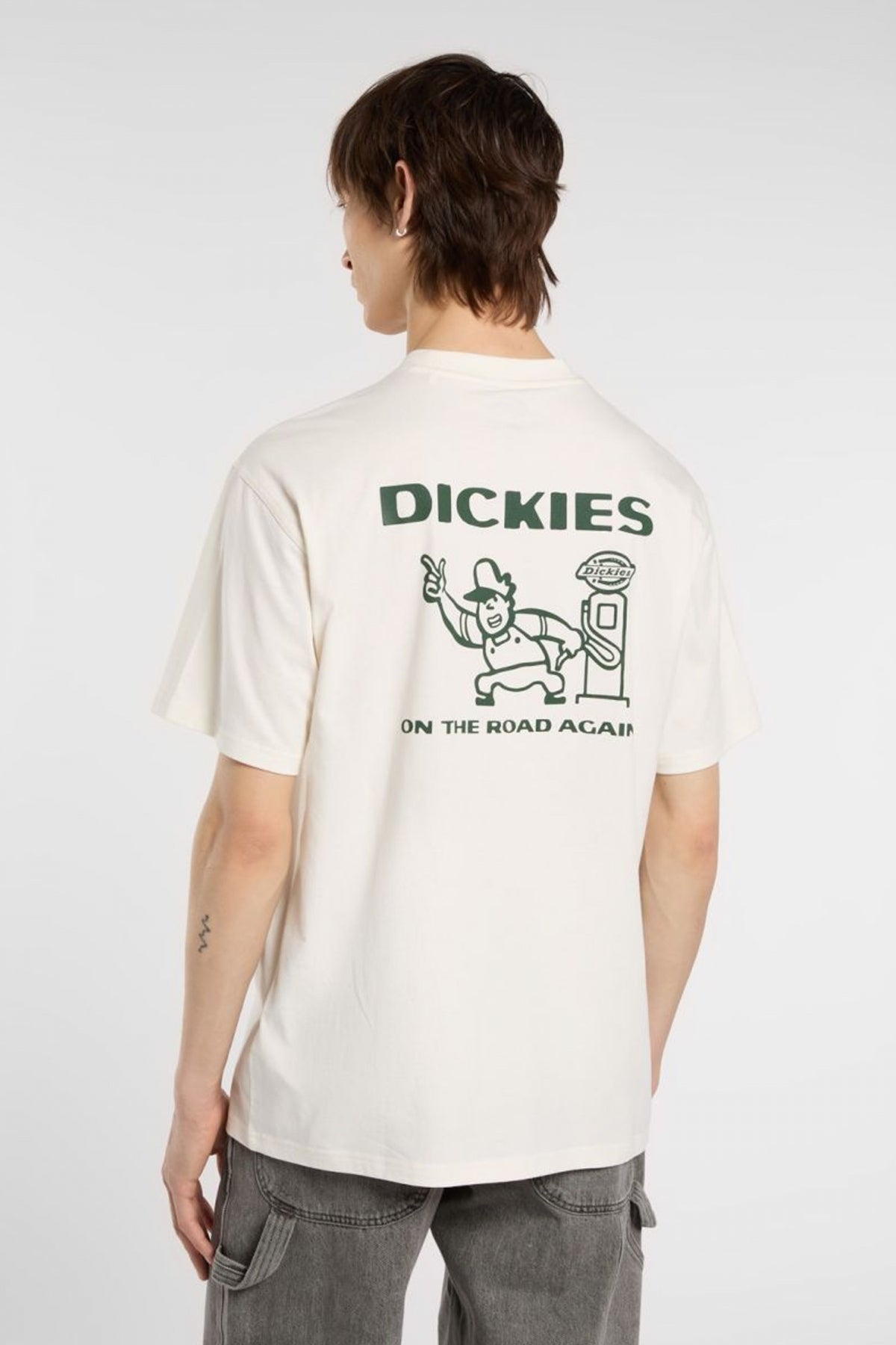 DICKIES BURNS TEE en color BLANCO  (3)
