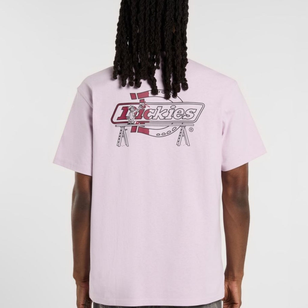 DICKIES  STATESVILLE TEE  en color ROSA  (1)