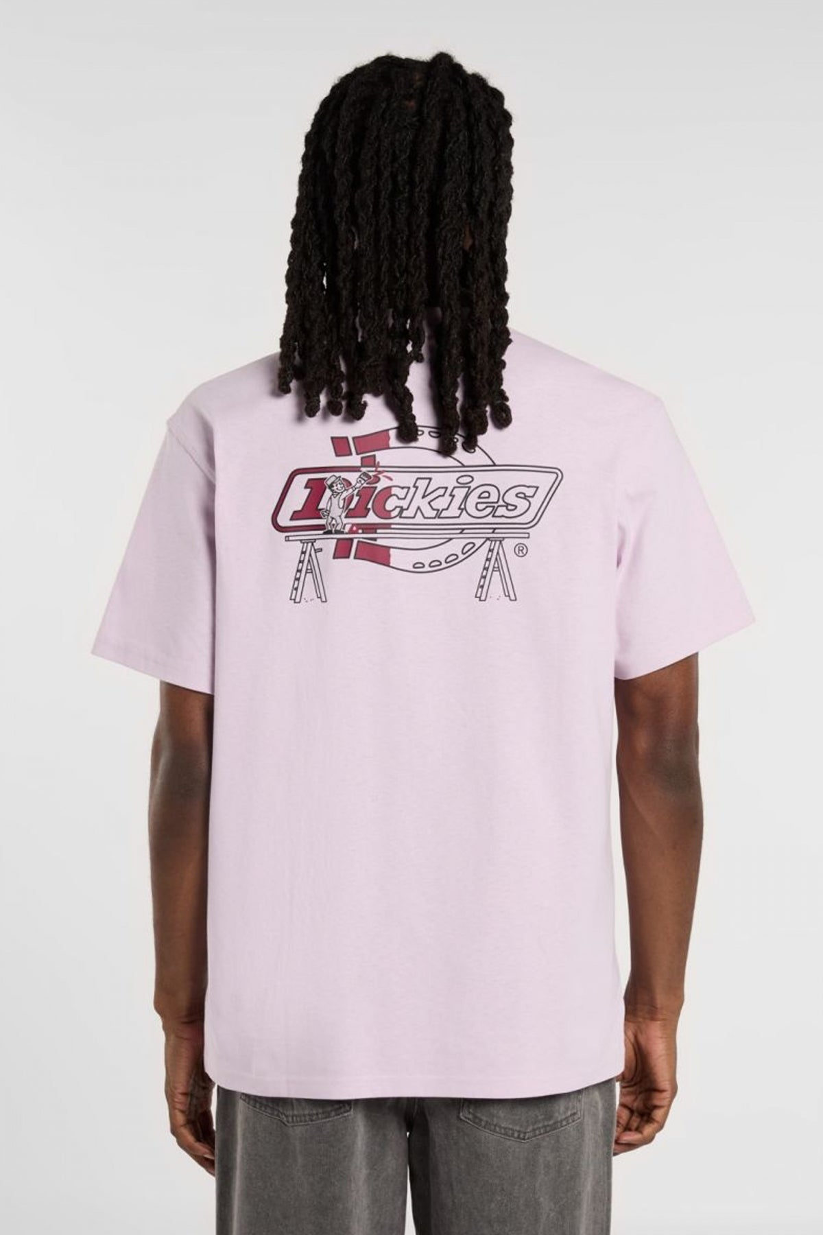 DICKIES  STATESVILLE TEE  en color ROSA  (2)