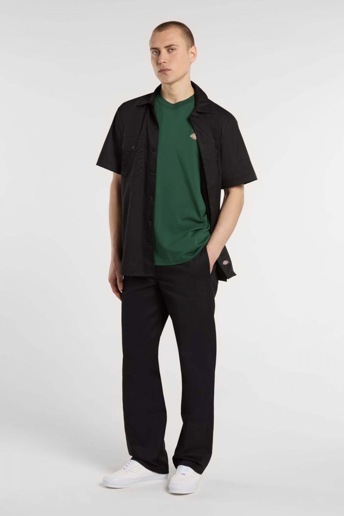 DICKIES MAPLETON SS TEE en color VERDE  (4)