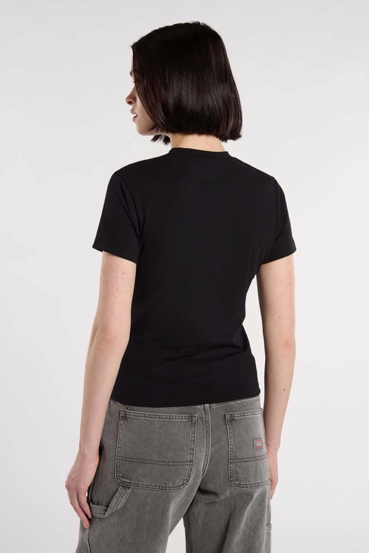 DICKIES WILLISTON TEE SS W en color NEGRO  (2)