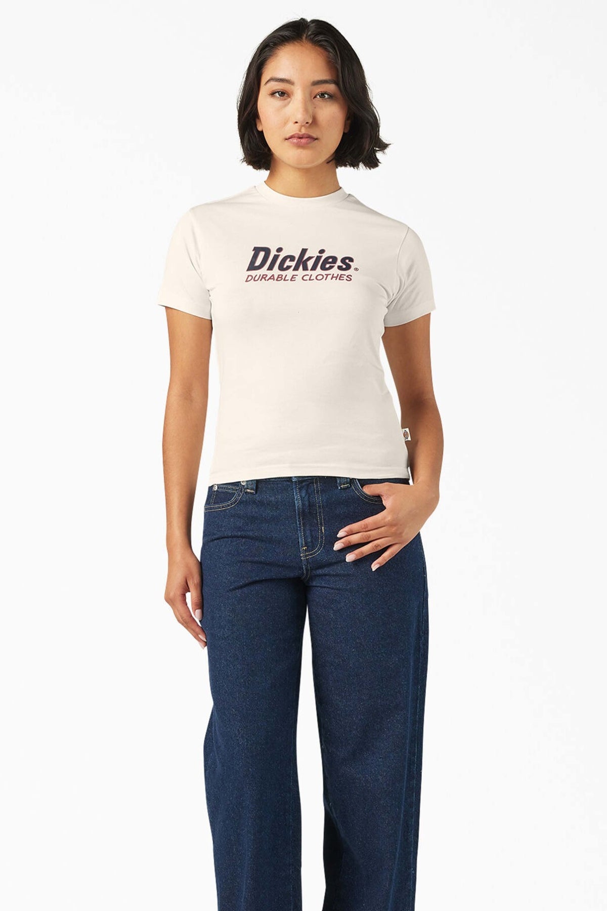 DICKIES WILLISTON TEE SS W en color BEIS  (1)