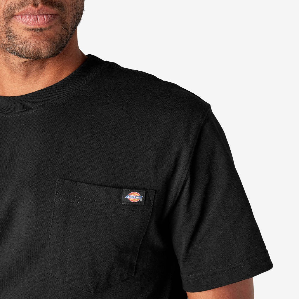 DICKIES HEAVYWEIGHT SS POCKET en color NEGRO  (6)