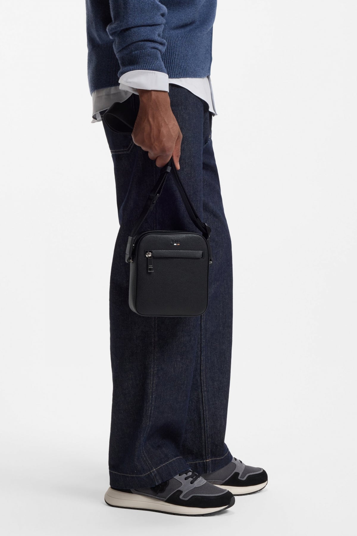 HUGO BOSS RAY NS ZIP N en color NEGRO  (4)