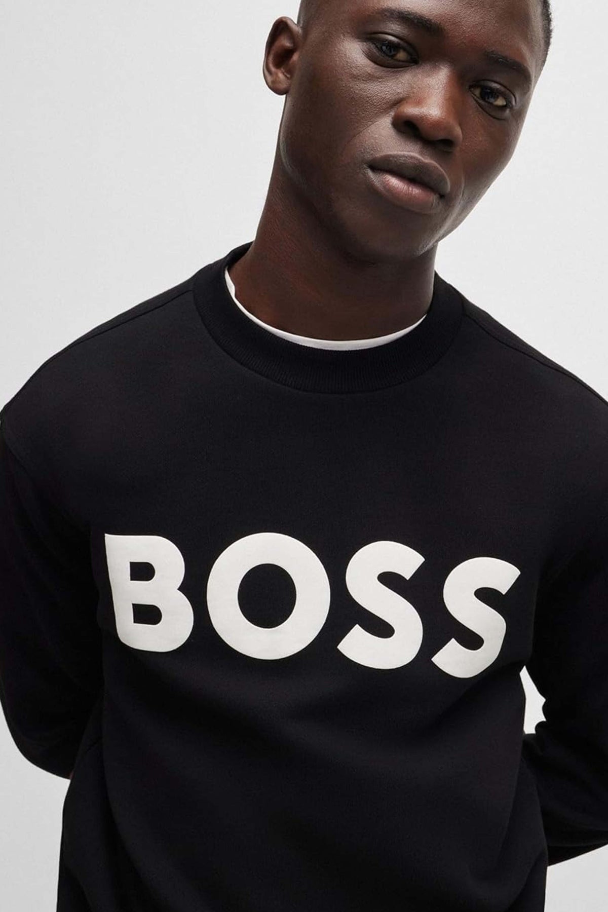 BOSS WeBasicCrew en color NEGRO  (3)