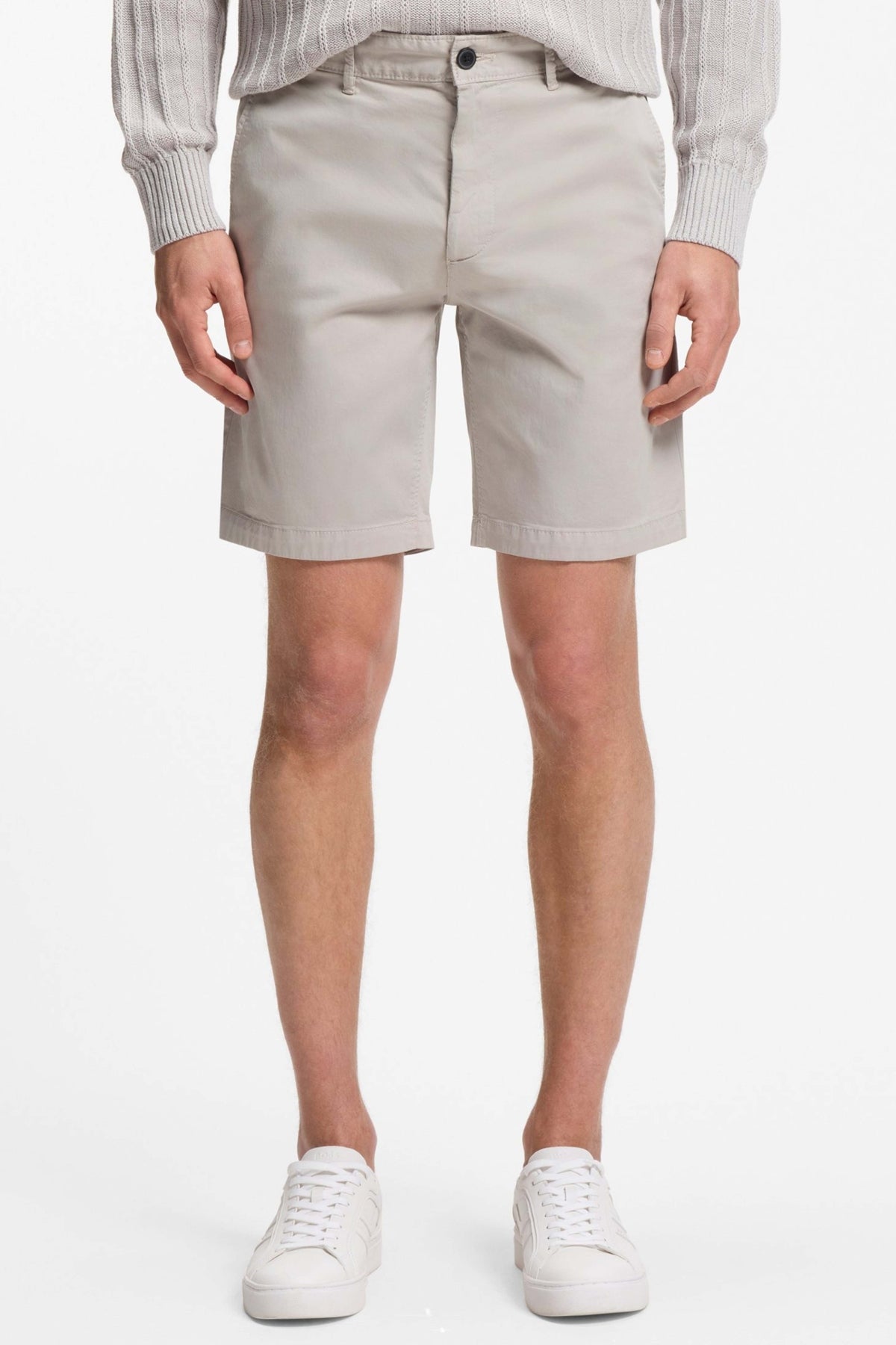 BOSS Chino-slim-Shorts en color BEIS  (3)