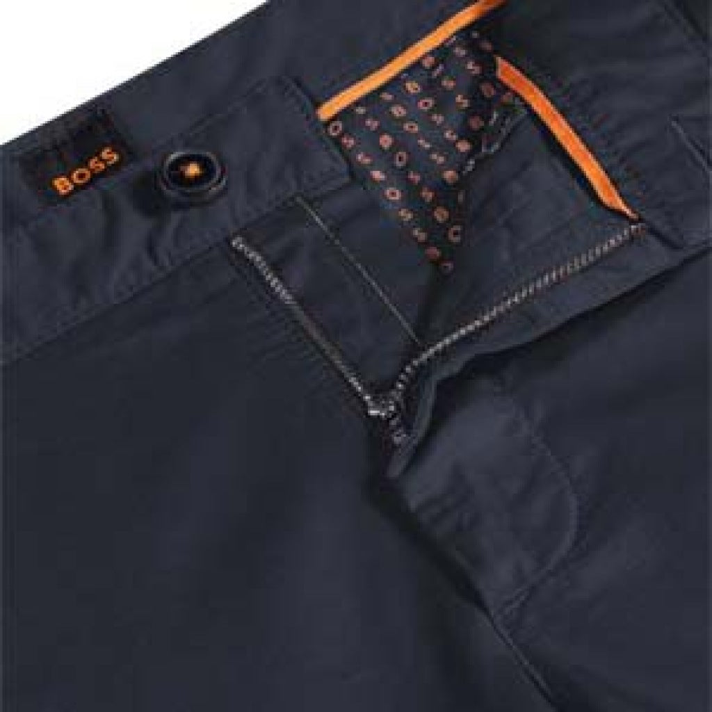 BOSS Chino-slim-Shorts en color AZUL  (6)