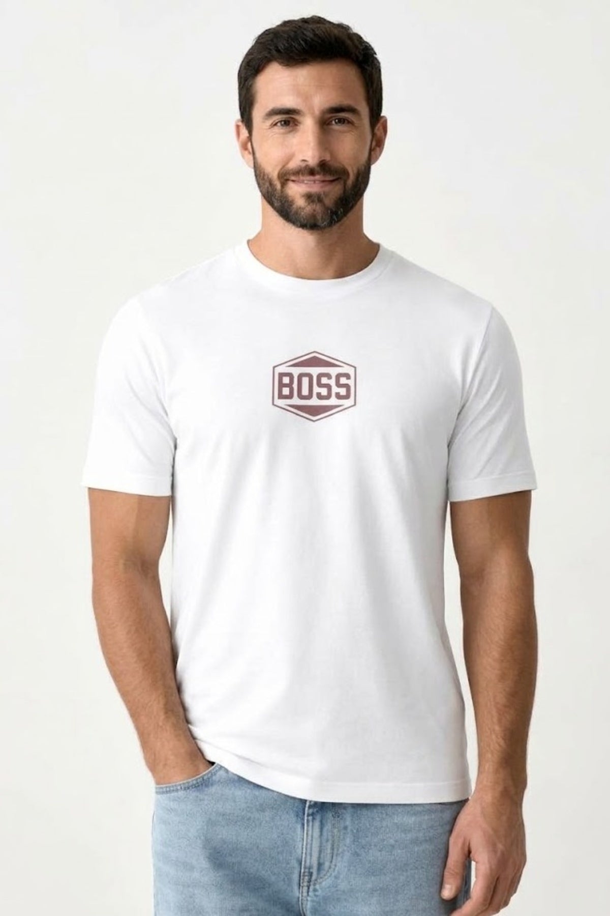 BOSS HB TE LOGOTAPE en color BLANCO  (1)