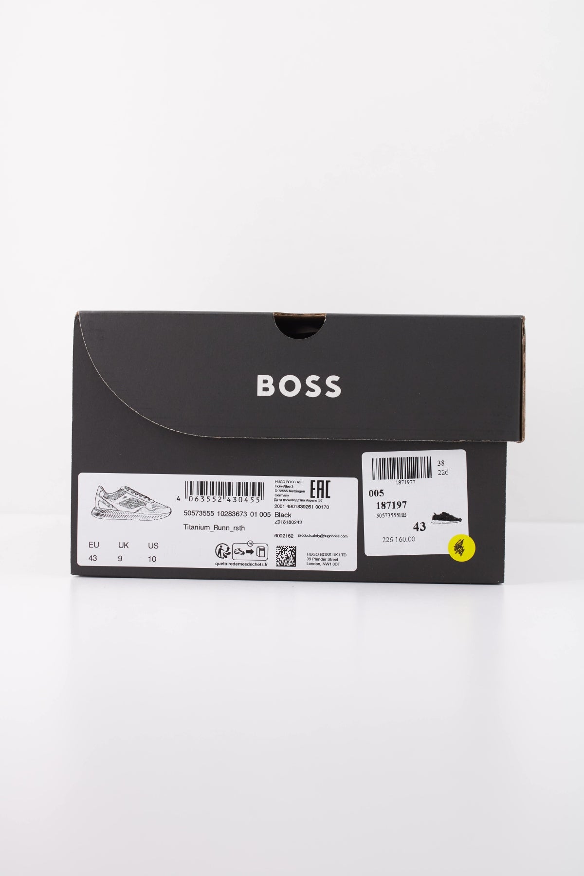 BOSS TITANIUM RUNN RSTH en color NEGRO  (6)