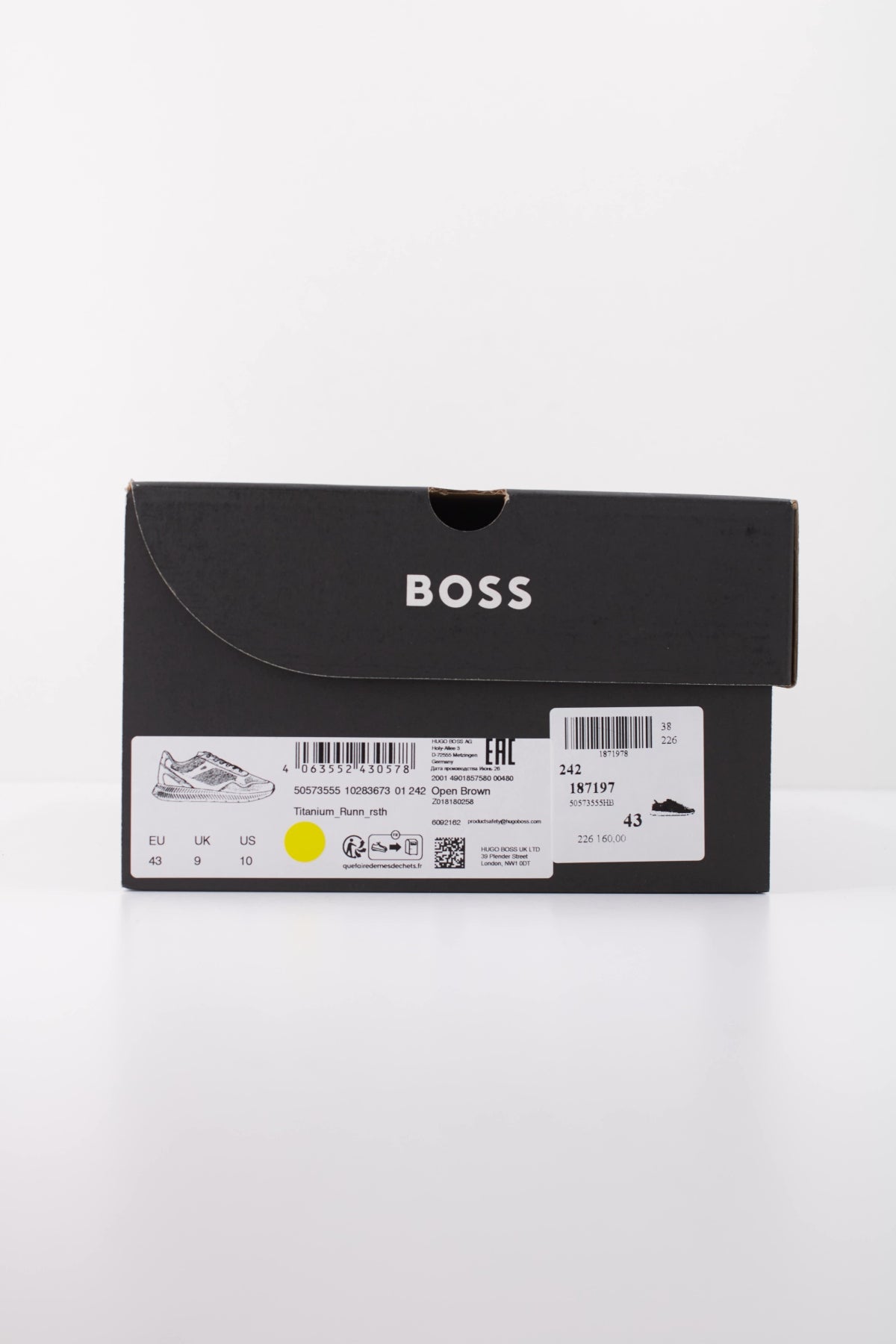BOSS TITANIUM RUNN RSTH en color MARRON  (6)
