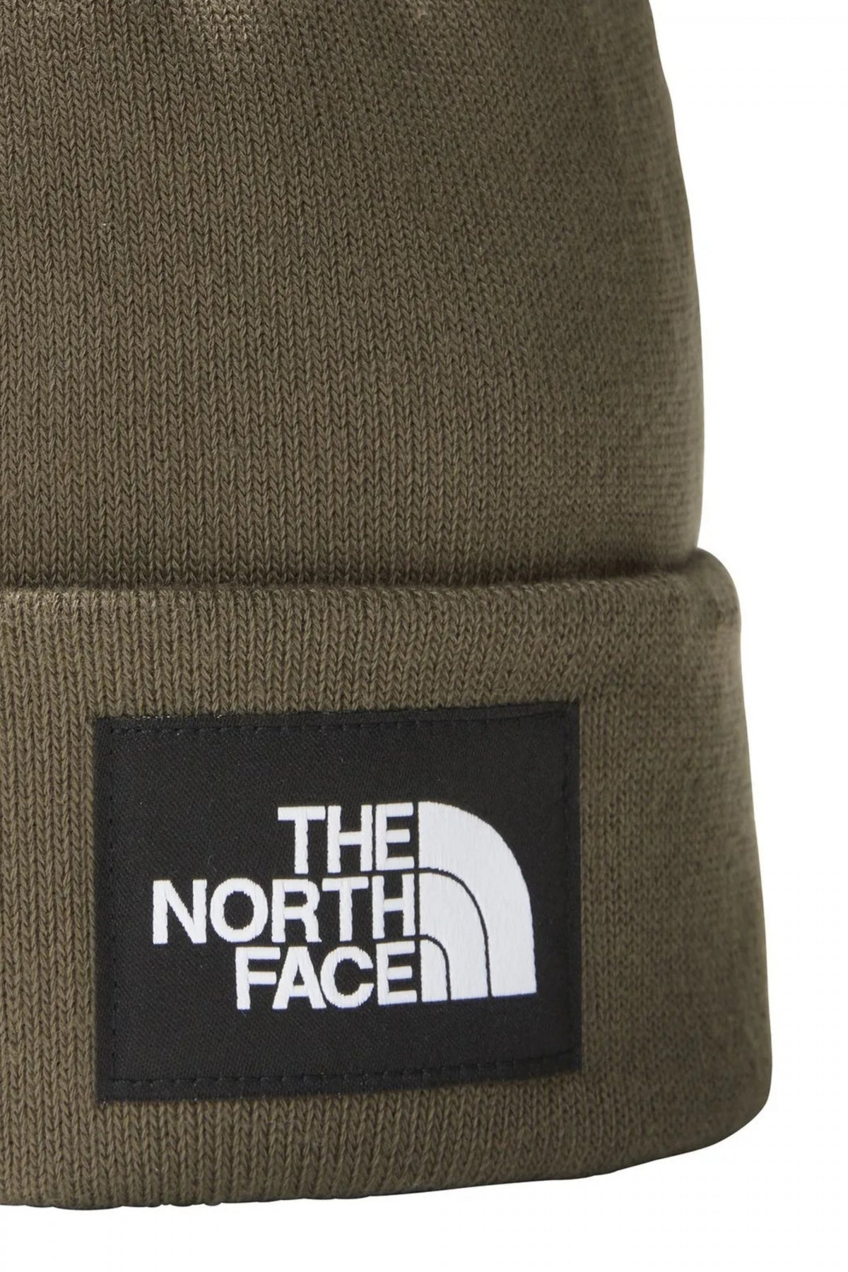 THE NORTH FACE  DOCKWKR RCYLD BEANIE  en color VERDE  (2)