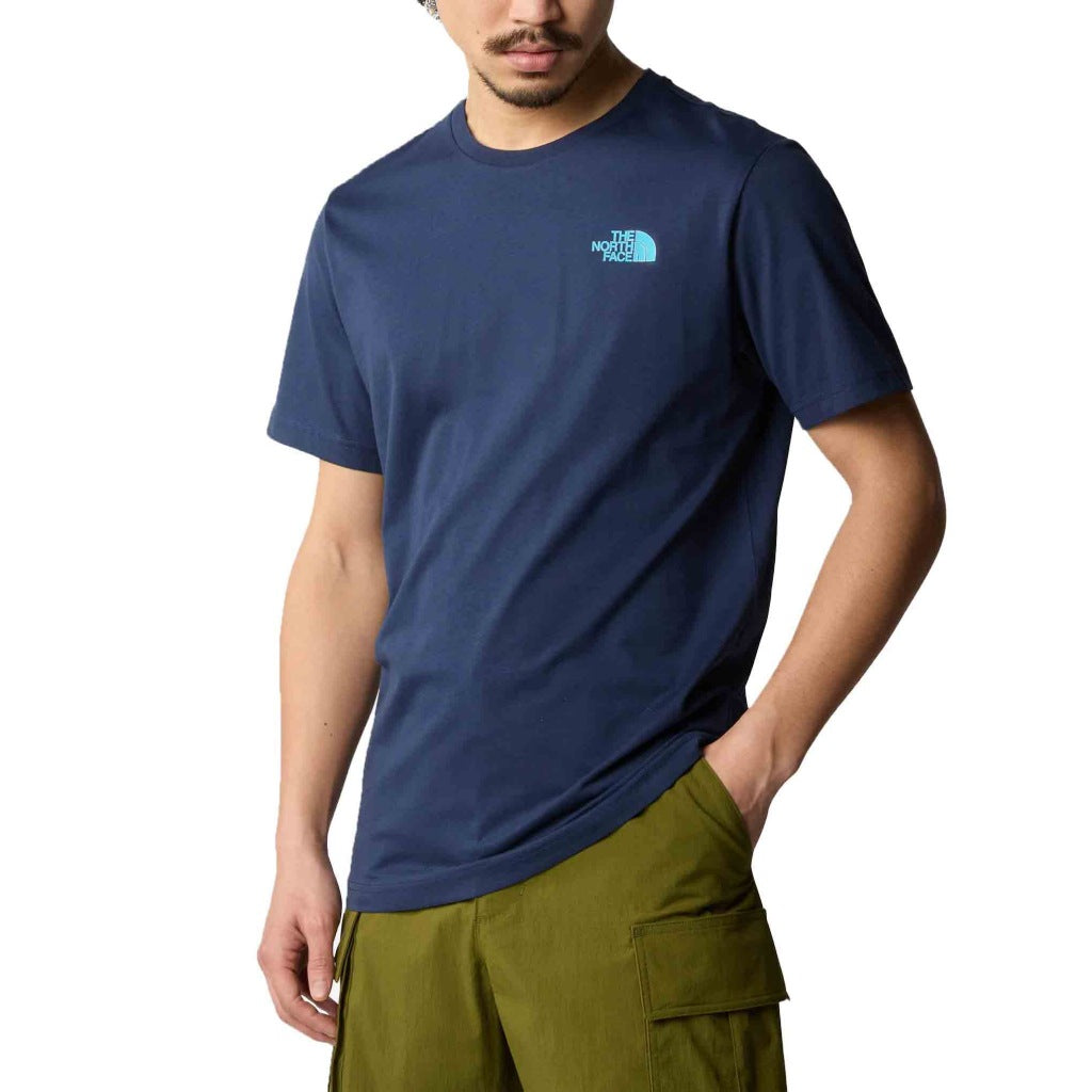 THE NORTH FACE M SS BOX NSE TEE en color AZUL  (4)
