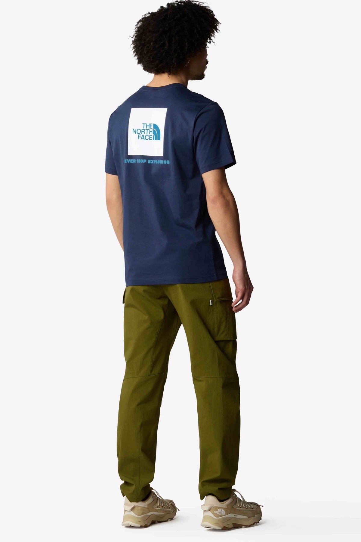 THE NORTH FACE M SS BOX NSE TEE en color AZUL  (3)