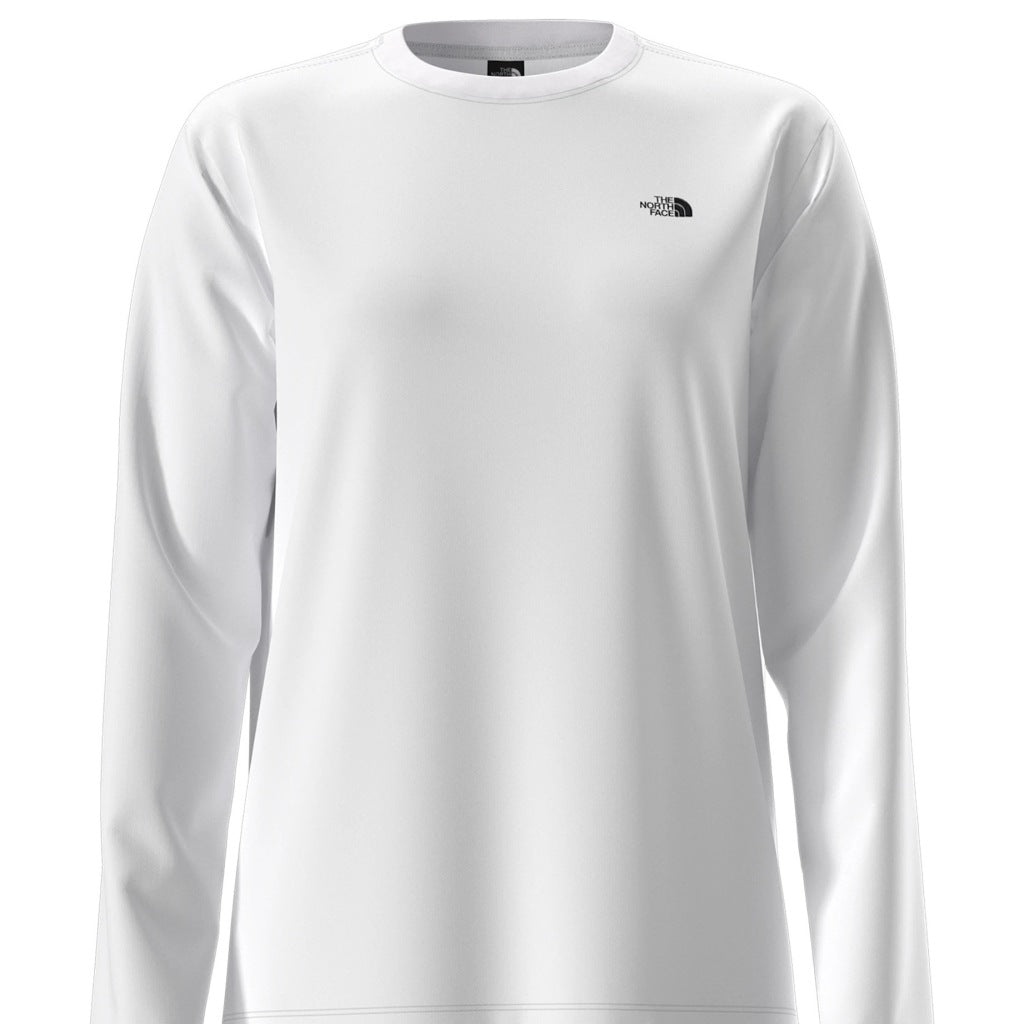 THE NORTH FACE W ESS SD RLX LS TEE en color BLANCO  (4)