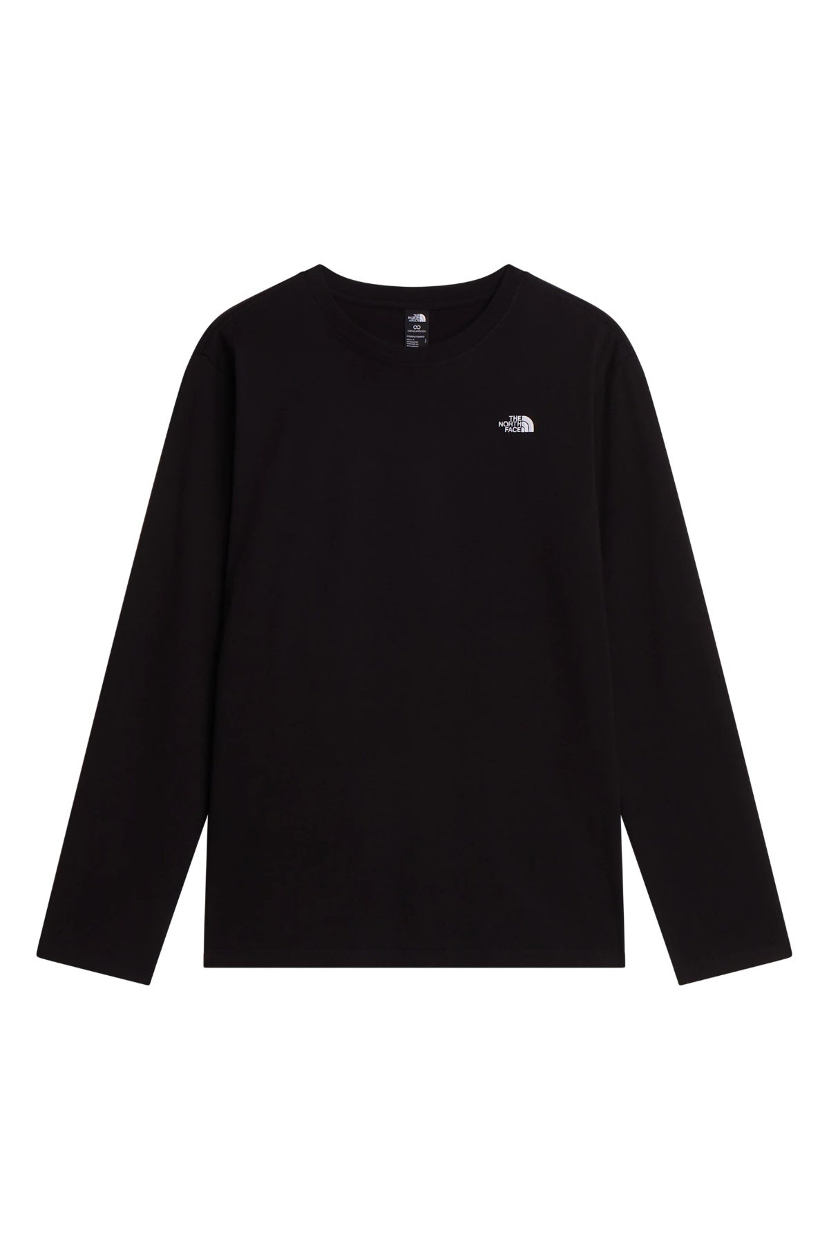 THE NORTH FACE W ESS SD RLX LS TEE en color NEGRO  (1)