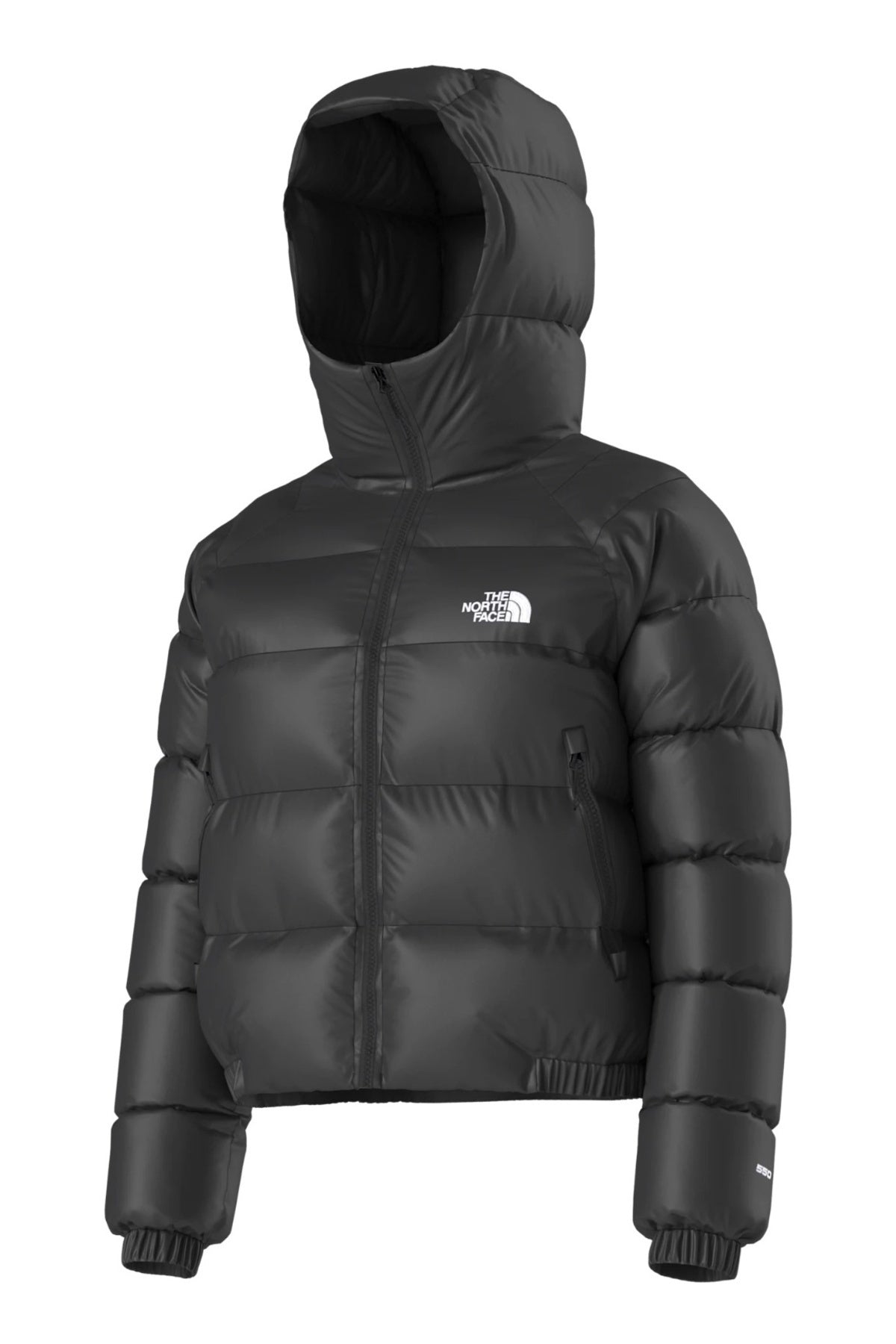 THE NORTH FACE W HYDRN DWN HOODIE en color NEGRO  (3)