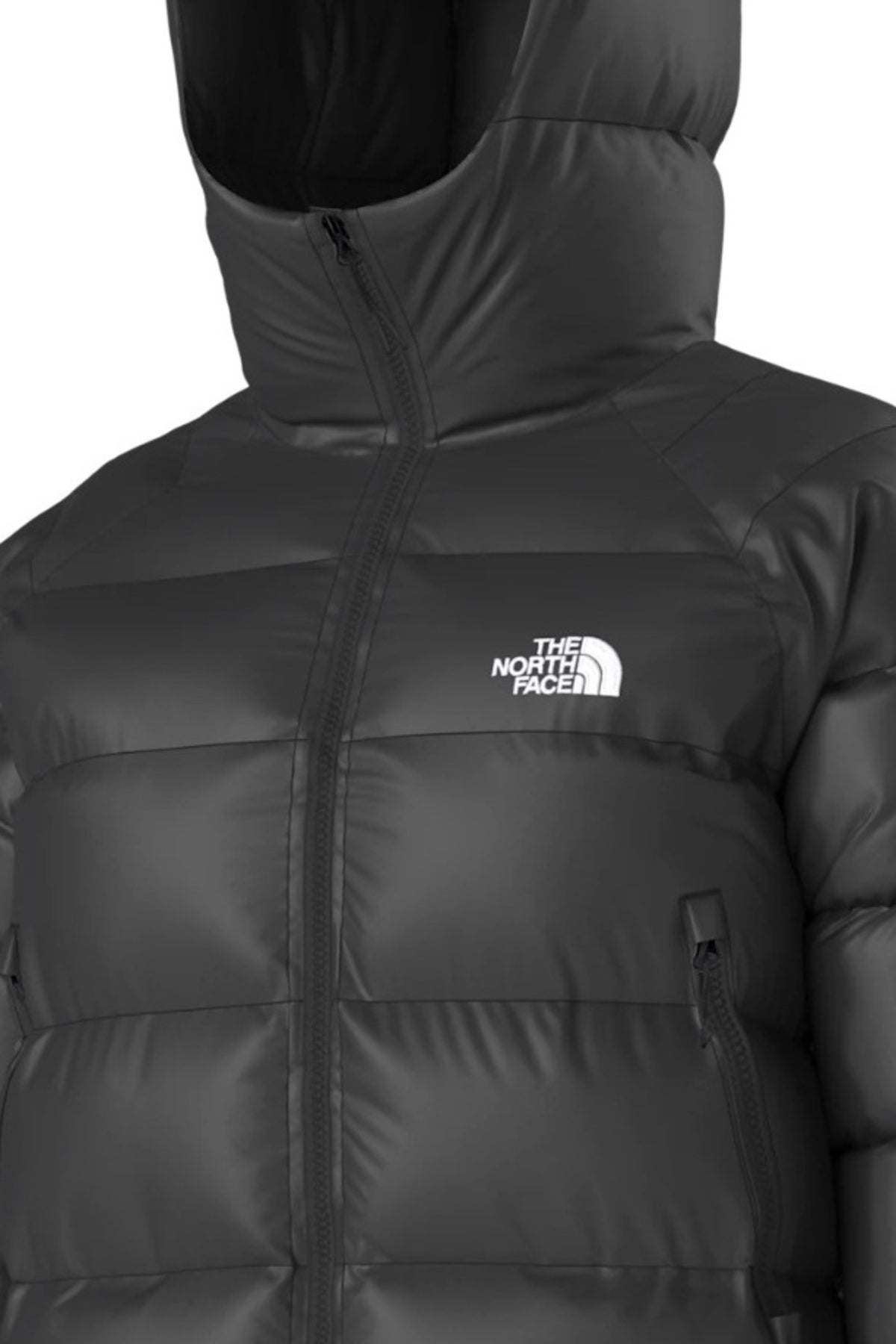 THE NORTH FACE W HYDRN DWN HOODIE en color NEGRO  (4)
