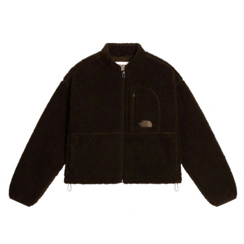 THE NORTH FACE W EXT PLE  FZ JKT en color MARRON  (4)