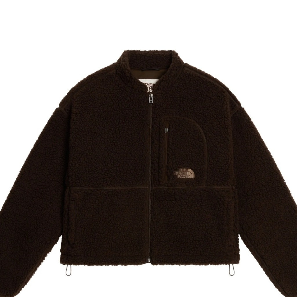 THE NORTH FACE W EXT PLE  FZ JKT en color MARRON  (6)