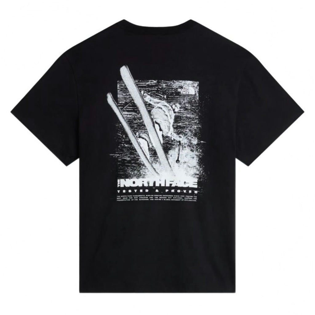 THE NORTH FACE U TESTED N PROVEN SS T en color NEGRO  (5)