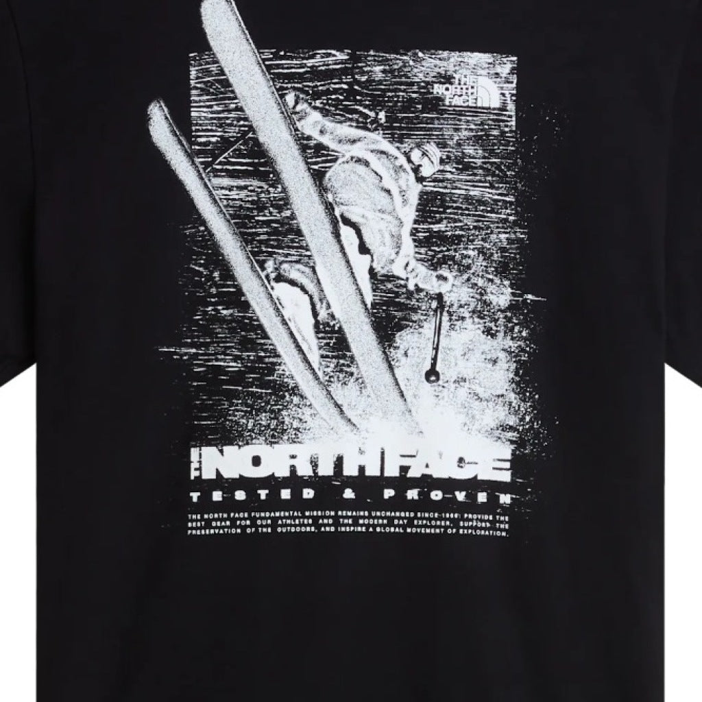 THE NORTH FACE U TESTED N PROVEN SS T en color NEGRO  (6)