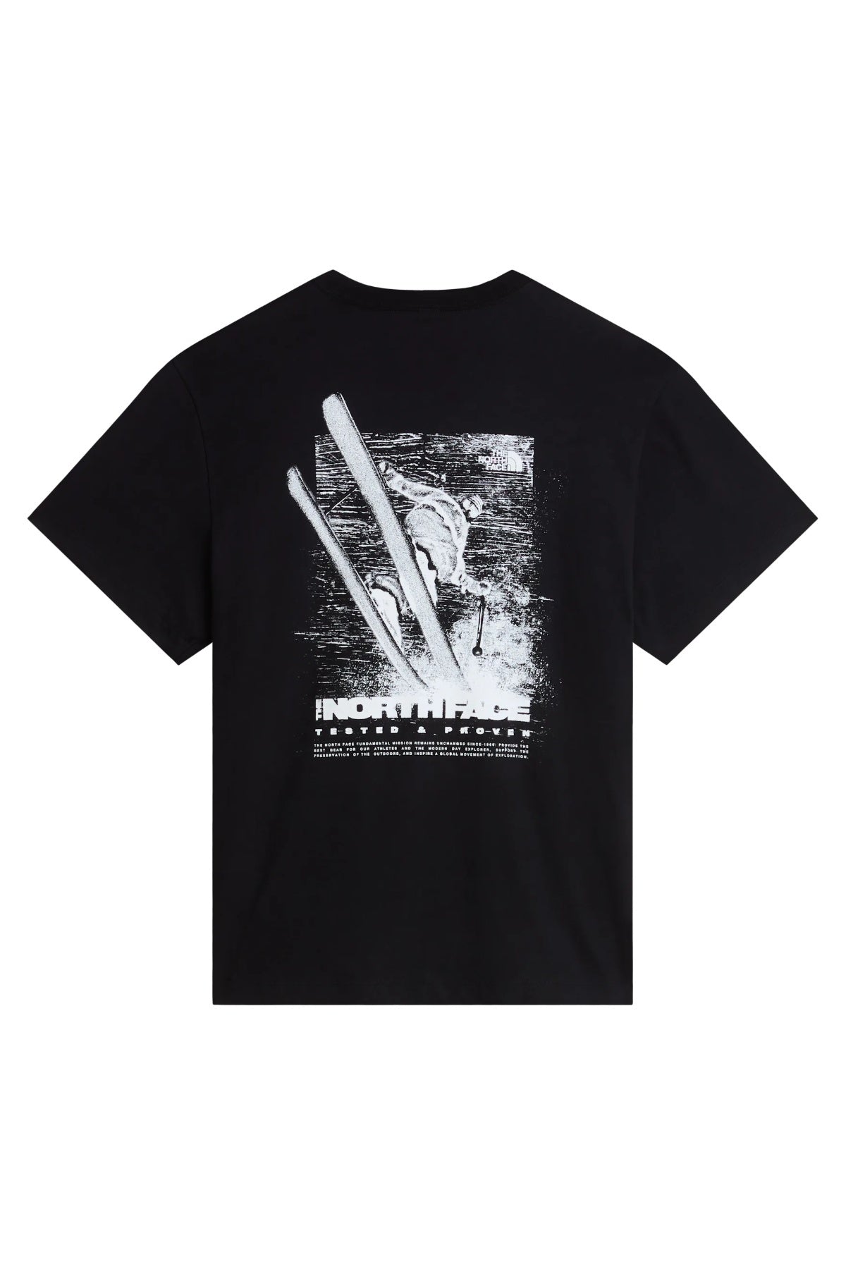 THE NORTH FACE U TESTED N PROVEN SS T en color NEGRO  (2)