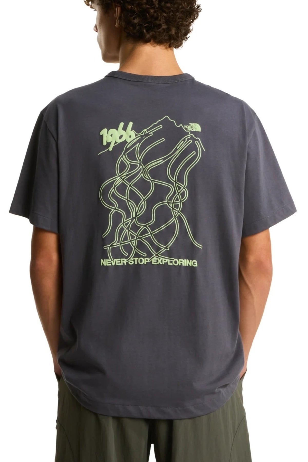THE NORTH FACE U NSE SLOPES RLX SS TEE en color GRIS  (2)