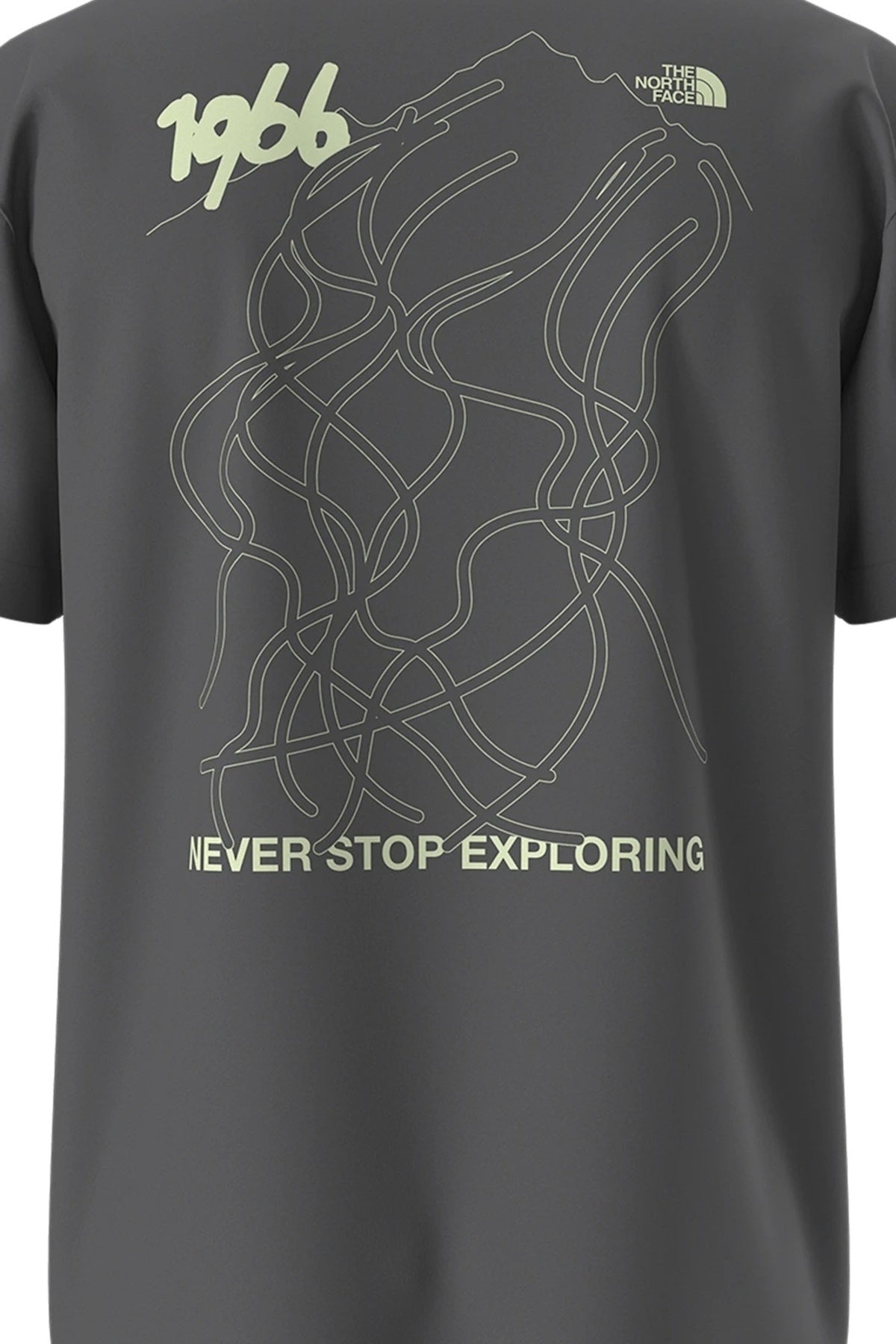 THE NORTH FACE U NSE SLOPES RLX SS TEE en color GRIS  (5)