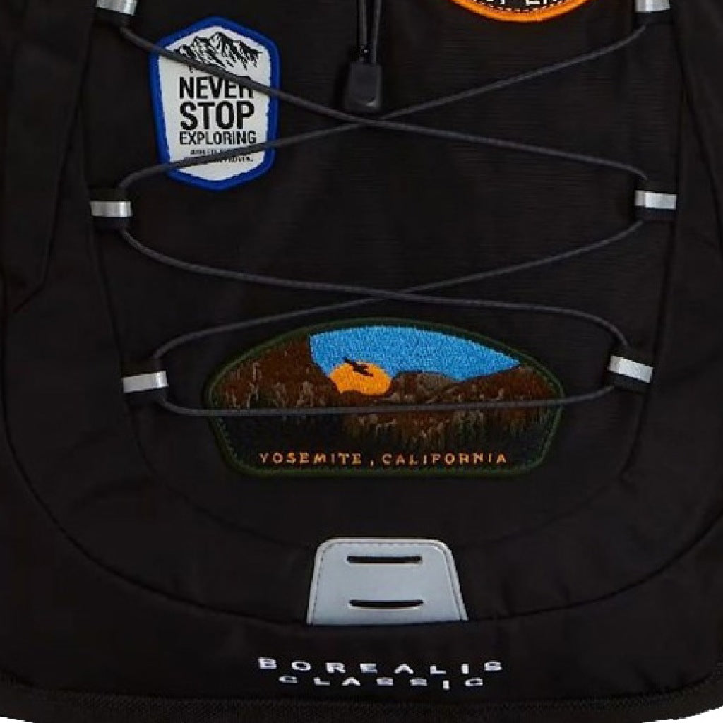 THE NORTH FACE BOREALIS CLSSC PATCH en color NEGRO  (5)