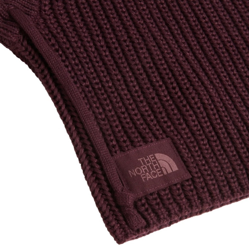 THE NORTH FACE APRES KNIT HOOD en color BURDEOS  (6)