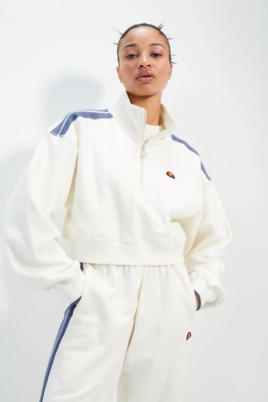 ELLESSE INNA CROP SWEATSHIRT en color BLANCO  (1)