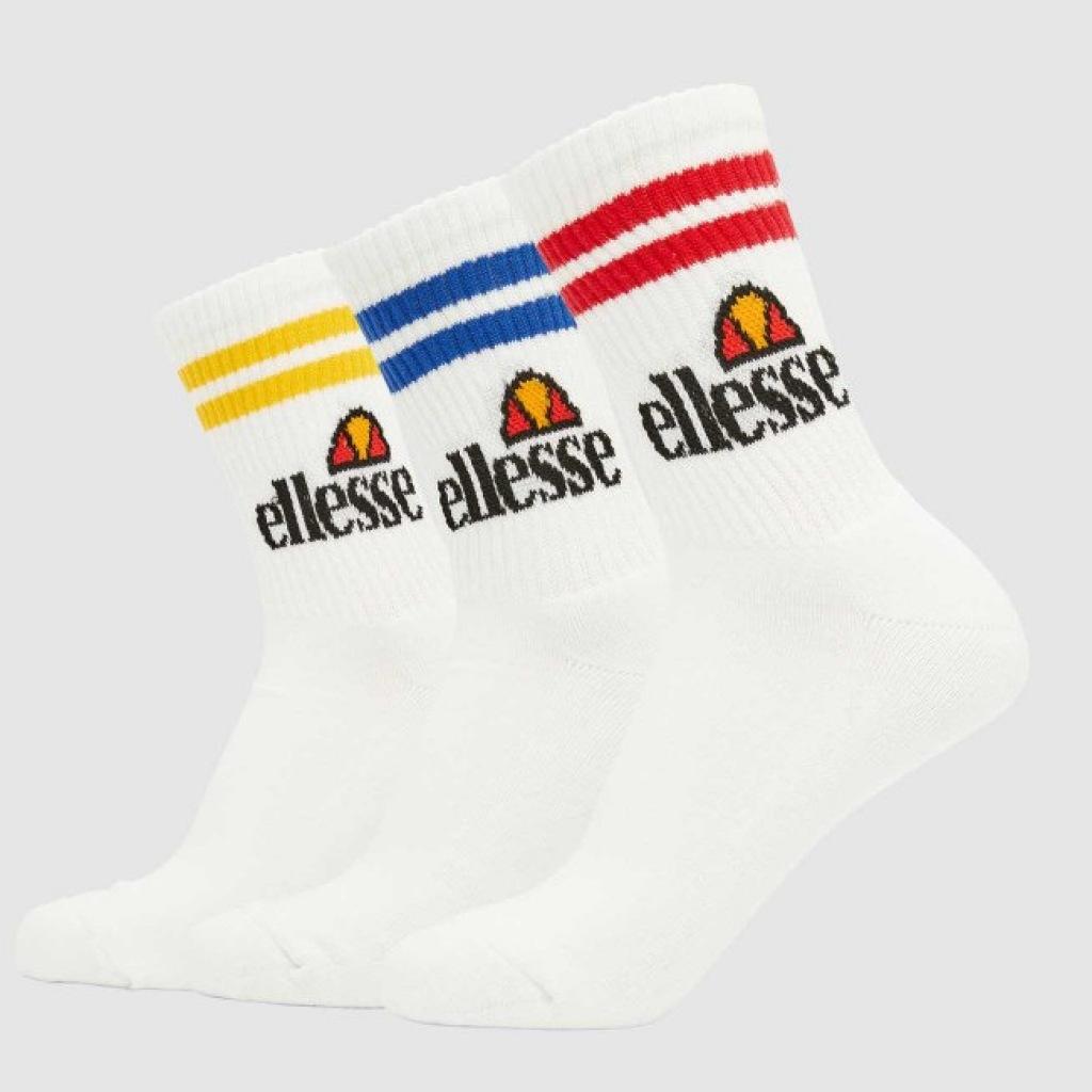 ELLESSE PULLO PACK  SOCKS en color BLANCO  (4)